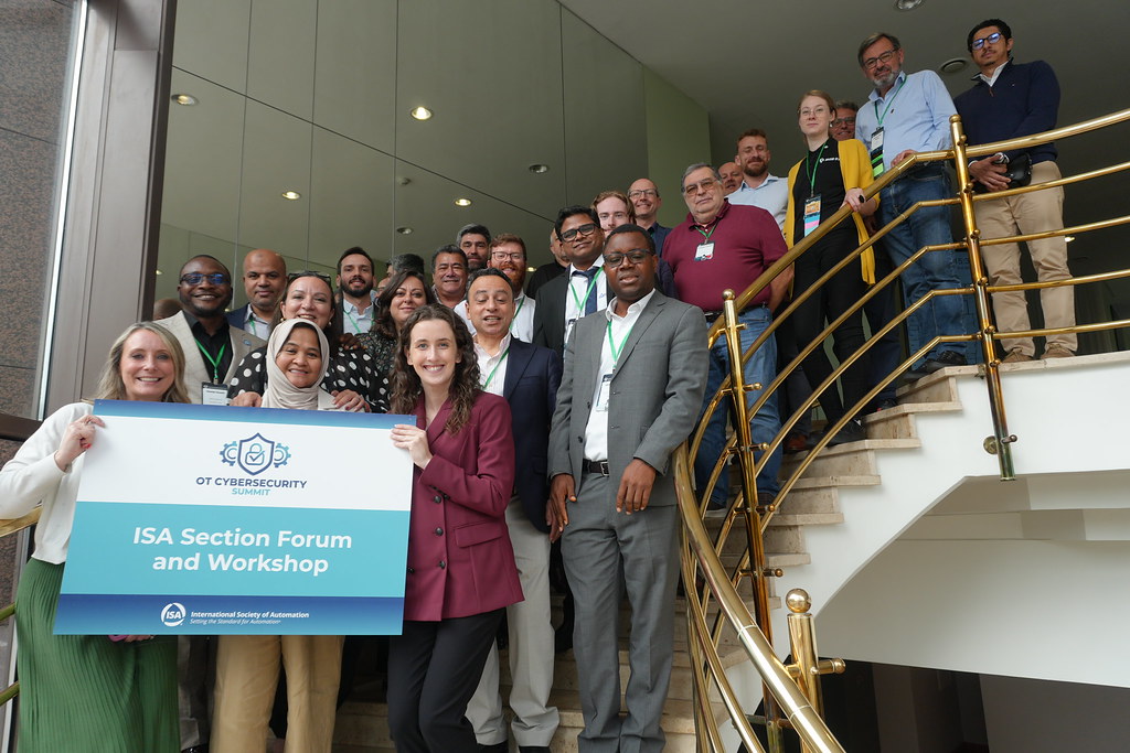 Naveen S Menon with ISA section leaders at the ISA Section Forum and Workshop in Prague, June 2026